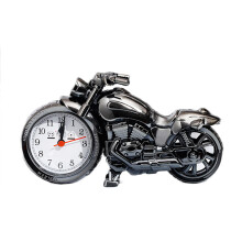 Decorative Tabletop Clock, Motorcycle Inspired Design, Vintage Desk Clock That Combines Functionality With Style For An Exquisite Home Or Office