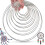 Macrame Marvels, Ασημένιο Μεταλλικό Κρίκος για DIY Κρίκους Χειροτεχνίας και Ονειροπαγίδα, 2