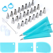 Chef's Canvas, A Comprehensive Decorating Set For The Art Of Confectionery, Unleash Your Inner Artist With Stainless Steel Tips