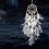 Macrame Marvels, Ασημένιο Μεταλλικό Κρίκος για DIY Κρίκους Χειροτεχνίας και Ονειροπαγίδα, 8