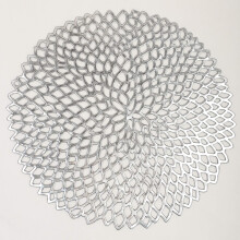 Plastic Dining Plate Decor, Washable Elegant Housewarming Gift for Stylish Table Settings