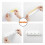 Durable Punch Storage Rack, Space-Saving Design for Kitchen, Toilet, Bedroom, White, Mail Organizer with Rust-Resistant Material 4