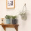 Drainage Hole Design, Minimalist Design Emphasizes Function and Form, Plastic Hanging Basket with Dual-Layer Structure, Self Watering Hanging Planters 5