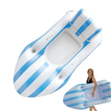 Pool Swimming Cushion, Inflatable Swimming Air Mattress, Soft Swimming Mat for Sunbathing, Relaxation, Water Fun, Garden, Holiday, Lake, Pool, Camping