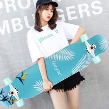 Skateboard Longboard for Adults Boys Girls Highway Brush Street Dance Board Teenager Girls Four Wheel Scooter