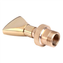 Brass Fountain Nozzle Adjustable Fan Shaped Spray Head for Pond Garden G1/2 G3/4 Thread