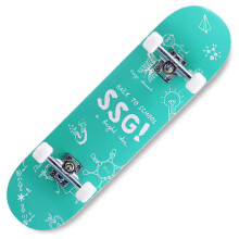 Skateboards for Beginners, 31Inch Skateboard 7Ply Maple Wood Complete Skateboard Double Kick Concave for Extreme Sports and Outdoor, D79x20cm