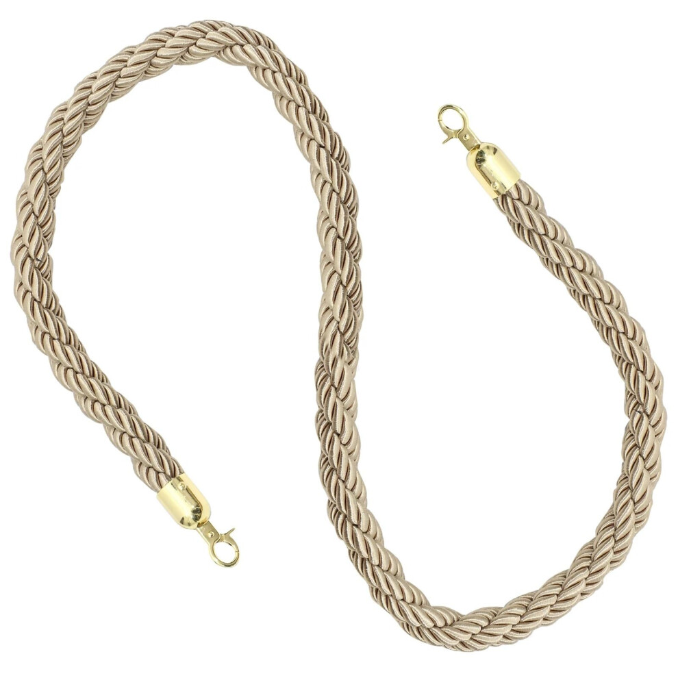 Barrier Cord, Safety Zone Rope Lanyard, Party Queue Support, 150X2.80cm Beige 9426802334425