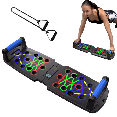 Foldable PushUp Board with Automatic Counter