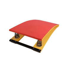 Hardwood Gymnastics Springboard Heavy Duty Wood Spring Board With Steel Spring & Jump Pad For Home School Beginners (A)