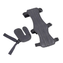Adjustable Archery Arm Guard With Finger Accessory, Ergonomic SkinFriendly Sleeve, Adult Forearm Shield For Bow Shooting