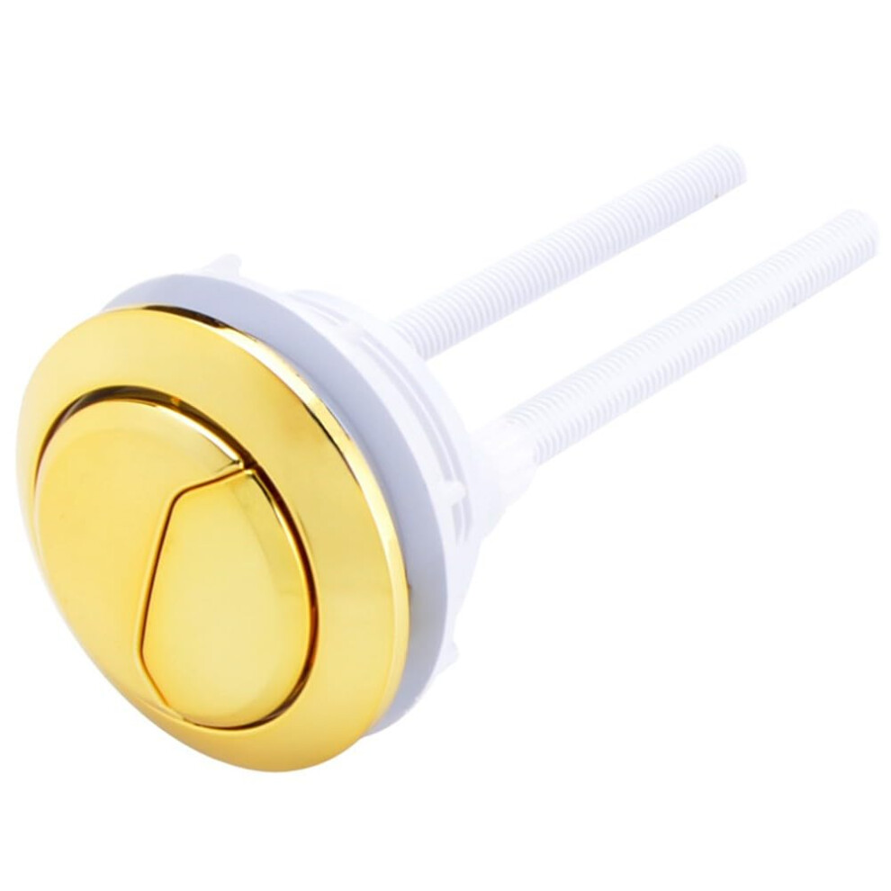Bathroom Essential Gold Toilet Flush Button Dual Flush Technology Gold Finish For Standard Toilets 9412369195487