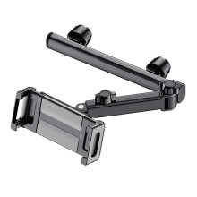 Car Headrest Tablet Holder Stand For 612.9 Inch Phone/Tablet Rotating Telescopic Bracket Style A