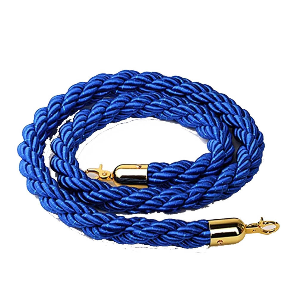 Crowd Control Standing Rope With Braided Hemp, Multicoloured, 1.0 M, Barrier Rope 9365049962261