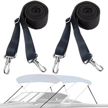 2 Pack Marine  Straps with Adjustable Length and Double End Snap Hook (No accessories)