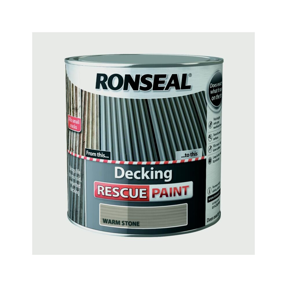 Ronseal Ultimate Protection Decking Paint Warm Stone 2.5 Litre 39164