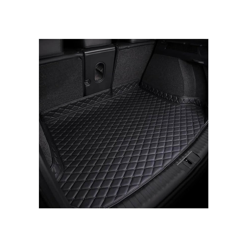 Car Leather Boot Liner Mats For Alfa Romeo Stelvio 20172021 Antiscratch Antislip Cargo Tray Trunk Protector Pad Black 9365049962360