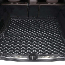Leather Trunk Mats for Mitsubishi Eclipse Cross Car 20182021 Tailored Rear Trunk Liner Raised Edges Waterproof