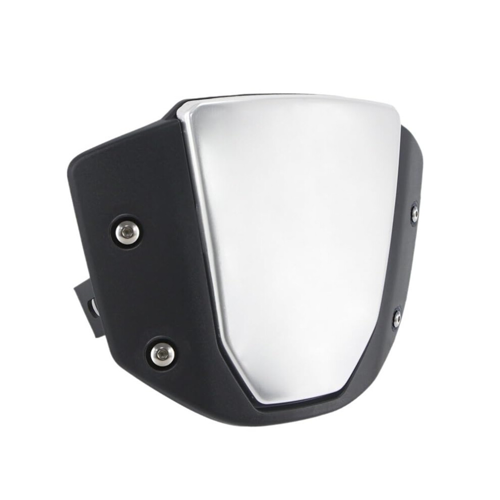 Windshield Spoiler Air Deflector For Honda Cb650r Cb1000r 20182020 Sport Wind Deflector Visor Screen Bracket Silver/Black 9189345063459
