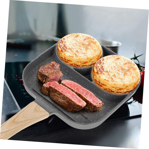 NonStick Omelette Pan Mini Pancake Maker Egg Moulds Cooking Fun Breakfast Cooking 2