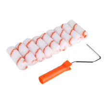 Microfiber Roller Covers, Anti-slip Handle for Unmatched Grip, Lightweight 6 Inch Paint Roller for Professional Results, 10-Piece Set for Your Home