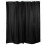 Schwarzer wasserdichter Polyester-Duschvorhang 200x180cm mit Haken 2