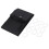 Schwarzer wasserdichter Polyester-Duschvorhang 200x180cm mit Haken 6
