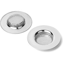Vaatwasmachinebestendig afvoerzeefje, duurzaam en gemakkelijk schoon te maken, roestvrijstalen afvoerfilter voor keuken, badkamer, wastafel en