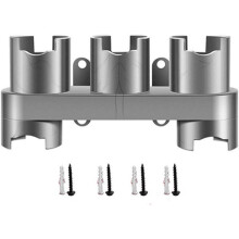 Staubsauger-Zubehör-Organizer, Wandhalterung für Dyson V11, V8 und V7 mit Doppelschlitz, Halterungen für Zubehörteile für einfachen Zugriff (1