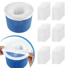 Calcetines de filtro de malla para cestas de filtros, skimmers, limpian los residuos, malla ultrarresistente para piscinas enterradas y elevadas,