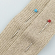 Épingles droites, épingles à coudre avec tête en verre à bille colorée pour la création de bijoux, les projets d'artisanat et le quilting,