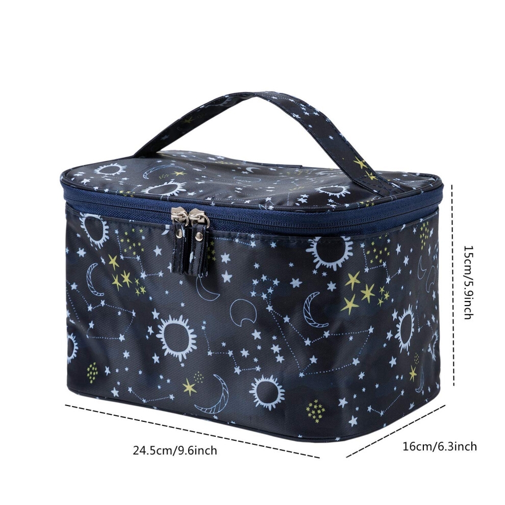 Travel Makeup Bag, Multipurpose Storage for Cosmetics & Toiletries, Portable Toiletry Cosmetic Bags with Waterproof Cosmetics Accessories, Perfect