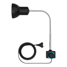 UVA UVB Light for Reptiles, Amphibians, and More, 360 Degree Rotatable Stand, Clamp Design, Ceramic Heat Lamp Head, and Adjustable Brightness Temperat