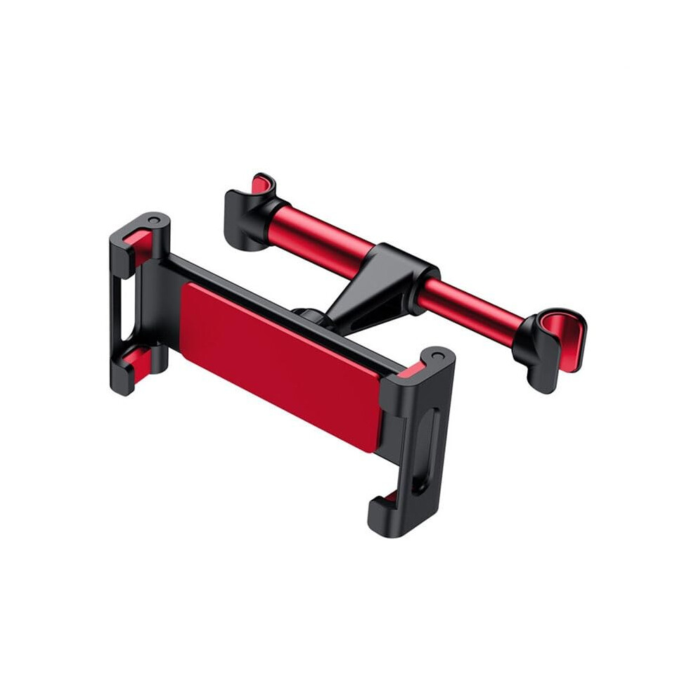 Mobile Phone Holder For Car Telescopic Bracket Tablet Mount Seat Rear Headrest Installation Buckle Red 9365049963121