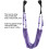 Yoga Stretch Strap  Flexibility Exercise Belt with Door Support, violet 4