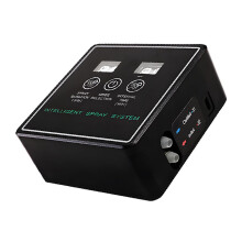 Automatic Misting System with Smart Timing Control and 360 Degree Adjustable Nozzles for Reptiles and Plants (10m 4 Nozzles Black)