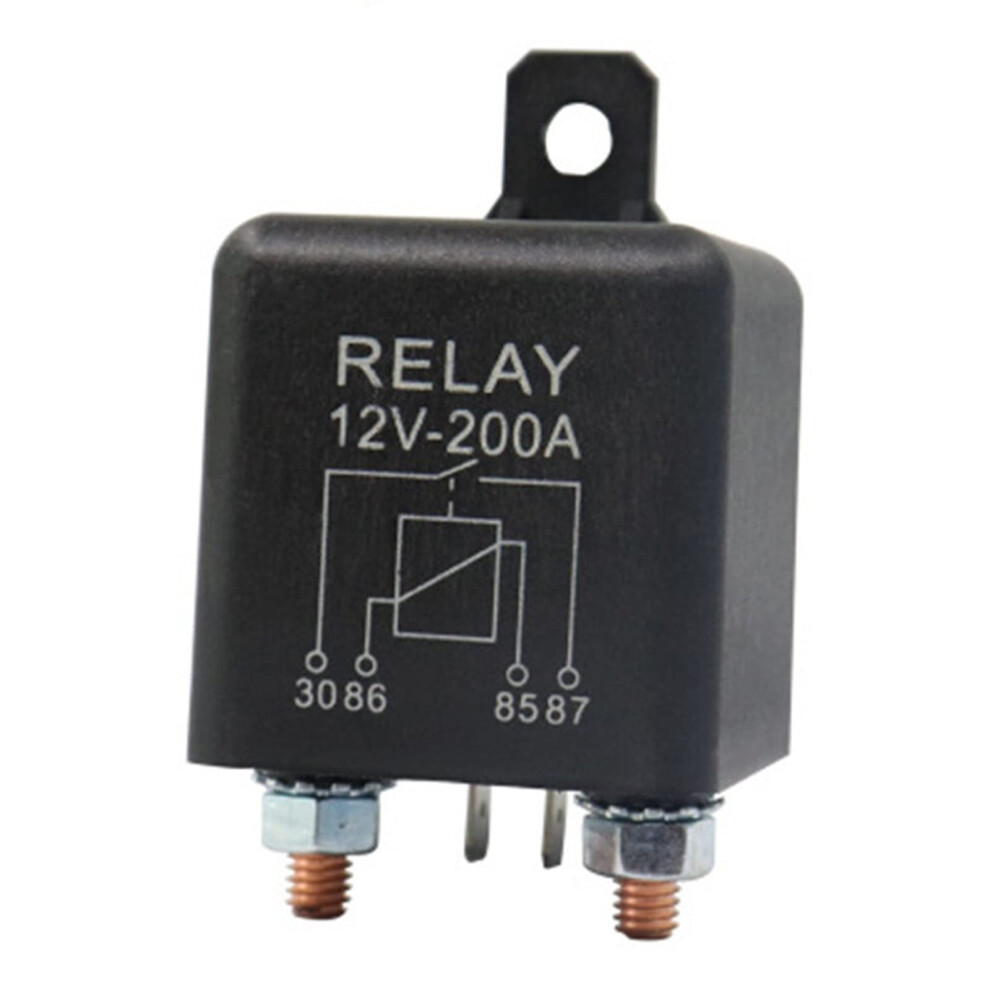 Current Relay 12V/24V 200A Automotive Car Truck Relay 1.8W/4.8W Size 12V 4.8W Continuous Type 9412369197153