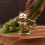Sculpture Miniature de chats en métal chinois, charme de 6