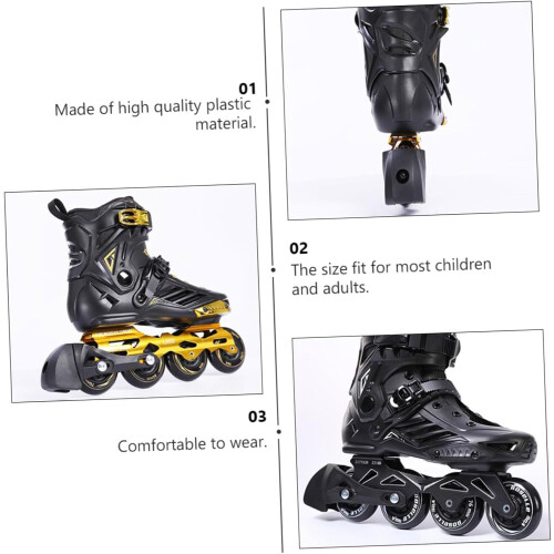 Roller Brake for Ice Skates  Reusable Rubber Stoppers for Inline Skate Frames 1