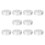 10pcs Durability Aluminum Canine Scent Work Promoting Mental 1