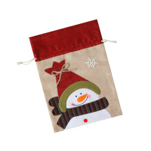 Kids Holiday Candy Holders Christmas-small snowman gift bag