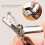 Attaches de chaussures extensibles durables, fermetures 4