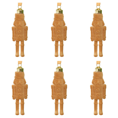 Nutcrackers Christmas Tree Decorations Plastic-Earthy Yellow 6