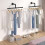 Multifunctionele verticale metalen kledingorganisatoren 7