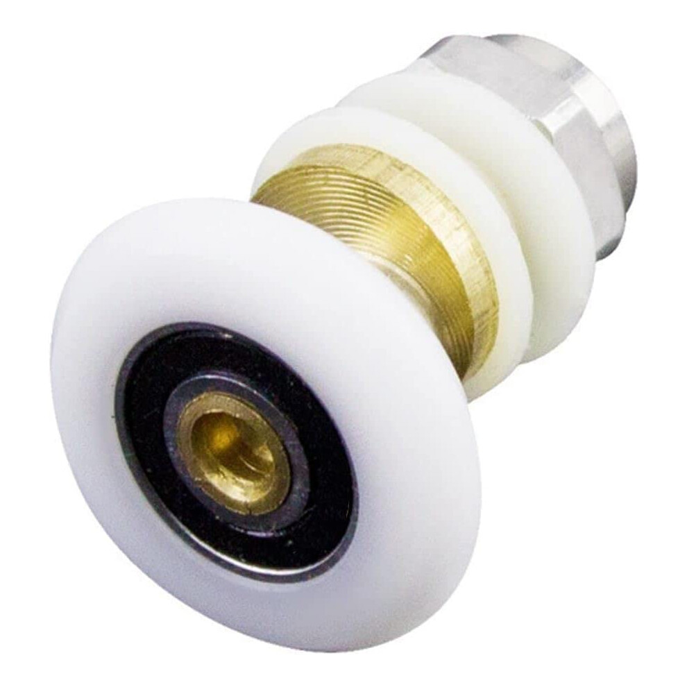 Door Wheel 8Pcs, Hanging Roller For Bathroom Sliding Cabinets, 19Mm 23Mm 25Mm 27Mm, White, Roller Diameter 2M 9189345064562
