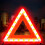 Car Triangle Reflective Tripod Compatible with Ssangyong Tuling Rexton Emergency Breakdown Warning Sign Foldable Stop Bracket 1