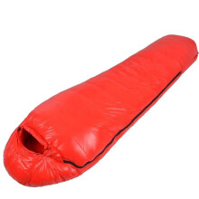 Camping sleeping bags 1000g goose down outdoor sleeping bag for adults, ultralight, for camping, waterproof, red