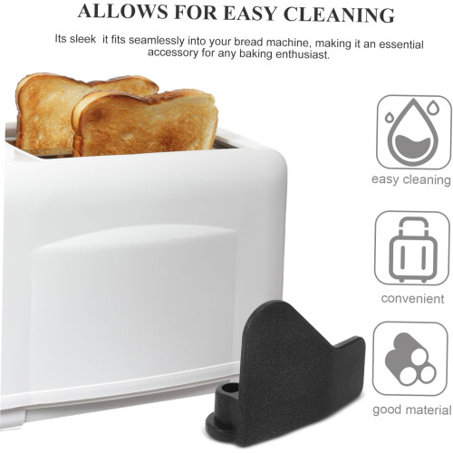 Bread machine dough hook, mixing paddle, replacement parts, black stainless steel 1