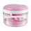 Denture Hygiene Case With Drainage Holes Quick Drying-Pink 1