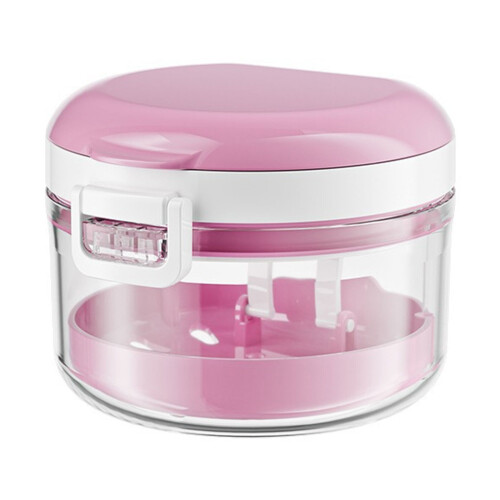 Denture Hygiene Case With Drainage Holes Quick Drying-Pink